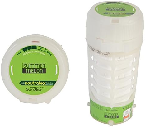 ScentBon 7305 Air Freshener Refills for Dispenser, Lasts up to 60 Days, Summer Melon Scent, Pack of 1 (Green)