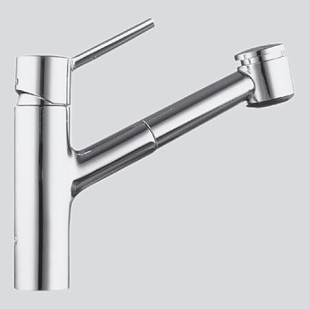 Kwc Faucets 10 211 033 000 Luna Pull Out Kitchen Faucet Chrome