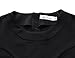 MUXXN Women's 1950S High Waist Bodycon Vintage Work Dress (Black M)