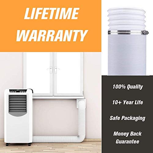 C-leo Portable Air Conditioner Exhaust Hose | 5.9 inch Diameter AC Vent Tube | 59 inch Length | Flexible AC Duct Dryer Extension
