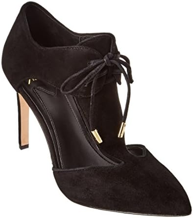 B Brian Atwood Oriana Suede Pump, 10, Black