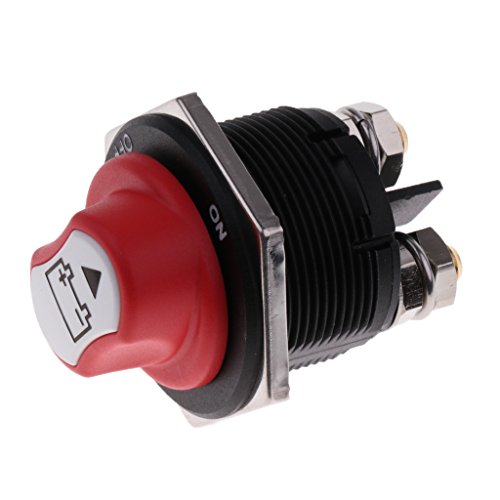 Dolity Car RV Yacht Motorcycle Mini Battery Switch 3 Position Cut Off Control 50A 200A - 200A