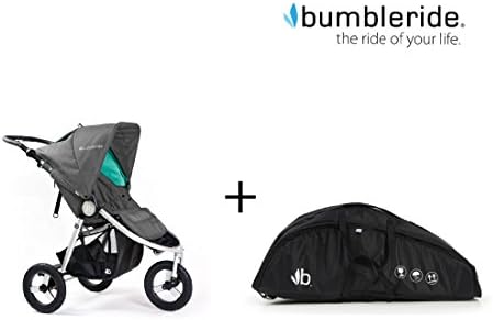 Bumbleride Indie Stroller and Travel Bag in Dawn Grey