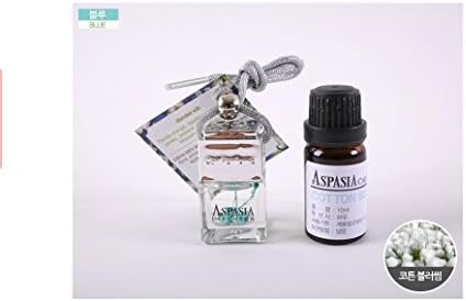ASPASIA Babies' Breath Car Diffuser 5ml + Refill 10ml Set (Blue Cotton Blossom)