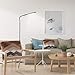 Joly Joy Floor Lamps for Living Room, 12W Dimmable Flexible Gooseneck Standing Lamp, Reading Light with Touch Remote Control, 4 Color & 5 Brightness Dimmer, LED Floor Lights for Bedroom, Chair, Couch