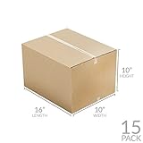 Uboxes Brand Box Bundles: (15 Pack) Small Moving Boxes 16