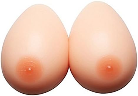 Rowai Silicone Breast Forms Fake Breast Fake boobs for Crossdresser/ Mastectomy Patient (L, 01)