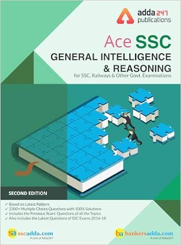 SSC Reasoning Book for SSC CGL, CHSL, CPO and Other Govt. Exams SSC Reasoning Book for SSC CGL, CHSL, CPO and Other Govt. Exams