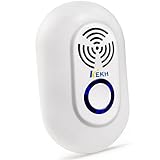 KEKH Pest Repeller, Ultrasonic Pest Control Repellent Reject Plug In for Insects, Spiders,Mice, Roaches,Bugs, Fleas, Ants and Mosquitoes (white1)