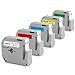 Replacement for Brother P-Touch M Series Tape MK231 MK431 MK531 MK631 MK731, 12mm 0.47inch M Tape Compatible with Brother Label Makers PT-70BM PT-M95 PT-90 PT-70 PT-65, 5Color primary