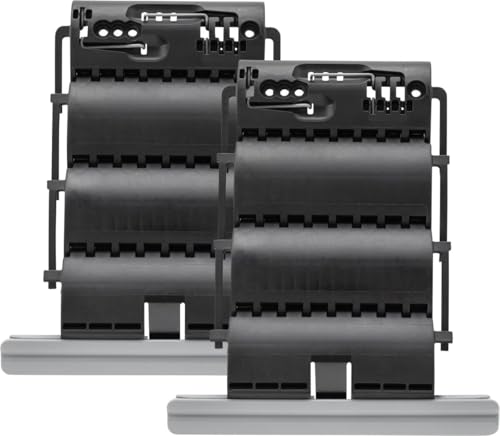 Schellenberg 16007 Rigid roller shutter clip, security lock, anti-burglary, universal anti-lift device, 2 pieces Black