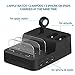 Cell Phone Charging Station Work for iPhone iwatch airpod and ipad - 6 USB Port Charger Docking Stand, Multi USB All in One Charger Dock Charge Your Multiple Devices at Same Time