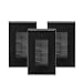 VCE Brush Wall Plate 5-Pack, Cable Pass Through Insert for Wires, Single Gang Cable Access Strap, Wall Socket for HDTV, Home Theater Systems - Black