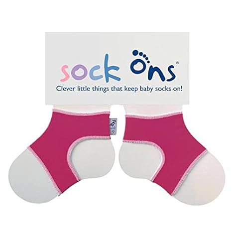 Sock Ons Fuschia 6-12m