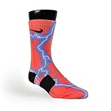 HoopSwagg Electric Storm Custom Elite Socks Medium Multi
