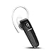 Bluetooth Headset, IAVCC Wireless Earphones Hands-Free Earpiece with Mic Noise Cancelling Secure for Driving, Sports for iPhone Samsung and Other Bluetooth Devices (Black)