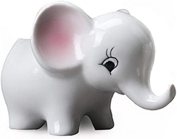 Yzlsm Elephant Pot Creative Succulent Elephant Holder Desktop Ceramic Elephant Pot Mini Animal Flower Planter Dog Ceramic Elephant Pot Succulent Elephant Holder