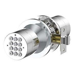 Advanced Security TurboLock Keyless Smart Lock – with Automatic Locking, Battery Backup & Easy Installation (No…