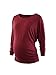 AnnAnn Womens Mama Maternity Casual Side Ruched Tunic Tops With Dolman-Sleeve Scoop Neck Pregnancy T-Shirt