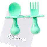 GRABEASE First Self Feed Baby Utensils with a Togo