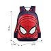 SUNBABY Boys' Backpack Spiderman Fans Gift Waterproof Comic School Bag with Lunch Kit (Spiderman-Dark Blue, One Size)