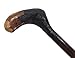 St. Patricks Day Gift Blackthorn Walking Stick Blackthorn Handle & Hazel Shaft Lacquered Made in Ireland