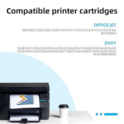 CARTRIGO 62XL Black Ink Cartridge (2-Pack) - High Capacity Compatible with HP 62 XL | for HP Envy 5540, 5542, 5640, OfficeJet 5740 | Replacement for HP 62/62XL | 660 Pages Per Cartridge