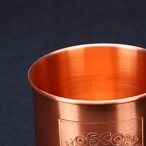 TBYGG Kupferbecher Moscow Mule,Edelstahl Martini-Cocktailglas Keine Beschichtung,gehämmerten Kupfer,ideal für alle… – Bild 4