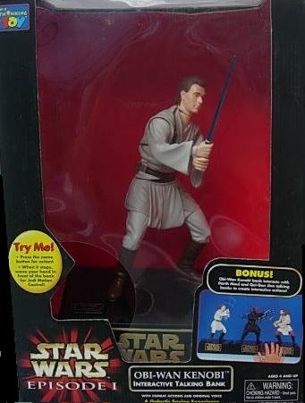 Star Wars Episode I Obi-Wan Kenobi Interactive Talking Bank