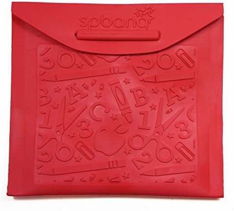 Reusable Lunch Bag for Sandwiches or Snacks with Personalized Notes, School Lunch Bag, Eco-Friendly Bag, Snack Bag, Great for Summer Camp, Seen on the Today Show, By spbang, Poppy Colored