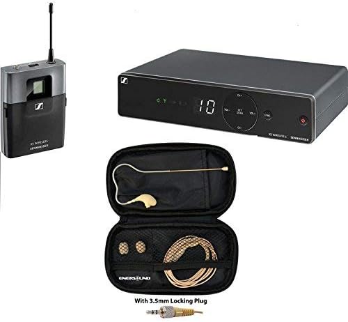 Sennheiser XSW 2-Cl1 wireless earset microphone bundle (includes Enersound MIC-400SEN)