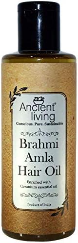 Ancient Living Brahmi & Amla Hair oil enriched with Gerenium essential oil - 50 ml