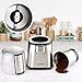 Barsetto Electric Coffee Grinder with Removal Coffee Powder Bowl, 200W Blade Spice Grinder,Stainless Steel