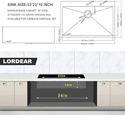 Kitchen Sink Cabinet Height 35 Width 33