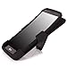 LG G Flex, LG Flex, E LV LG G Flex D340/D959 / D950 / LS995 Impact Resistant Hybrid Armor Shell Holster Case with Kickstand and Belt Swivel Clip for LG G Flex D340/D959 / D950 / LS995 + 1 Stylus and 1 Microfiber Digital Cleaner - Black