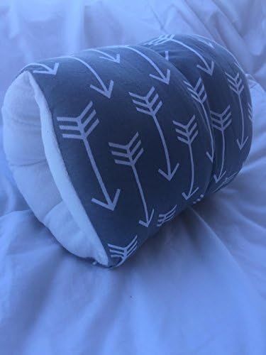Moms Trust The Nursie Slip-on Arm Nursing Pillow | Breastfeeding Pillow | Perfect Babyshower Gift | Lucky Southern w/t Gray Minky