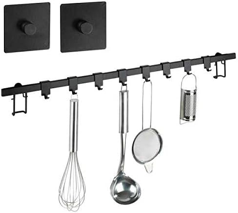 WENKO DIE BESSERE IDEE Gala Perchero, Metal, Negro, 60 x 4 x 2,5 cm