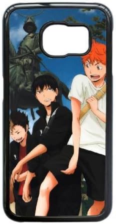 haikyuu Hard Plastic Phone Case Shell Cover Skin For Samsung Galaxy S6 Edge Black DWDOO797