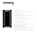 Canary - All-in-One Home Security Device, Helps You Keep An Eye On Your Home Even While You're Away, Black (Renewed)