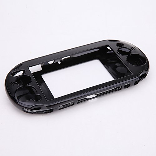 Alloet Aluminum Skin Case Cover Shell for Sony PlayStation PS Vita 2000 PSV PCH-20 (Black) - Thumbnail 2