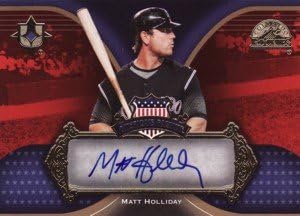 Amazon Co Jp マット ホリデイ Matt Holliday 07 Upper Deck Ultimate Collection America S Pastime Signatures おもちゃ