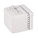 Roman First Holy Communion Silver Chalice 2 x 2 Inch Resin Stone Keepsake Rosary Jewelry Box