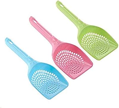 YYchan 3 Pcs Cat Litter Scoop Durable Cat Litter Shovel Pet Cleaning Tool