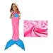 BATTOP Pink Mermaid Tail Super Soft Blanket Crystal Velvet Lovely Gift for kids (Child, Pink)