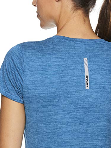 image for HEAD Women's Short Sleeve Workout T-Shirt - Performance Tennis Crew Ne
