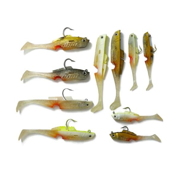 Mighty-Bite-5-sense-Soft-Plastic-Fishing-Luresbaits-kits-System-Hook-inside-Freshwatersaltwater-Fishing-BQ11