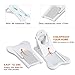Sliding Door Lock for Baby Safety, Proof Child Pet Doors/Closets/Windows Lock, Childproof Your Home with No Screws or Drills - 4 Pack