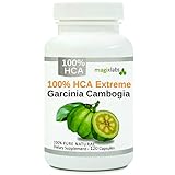 100% HCA EXTREME Garcinia Cambogia - Pure Extract - Highest Potency - 120 Caps - Fast Action Diet Pills: Fat Burner, Carb Blocker + Appetite Suppressant for Weight Loss by MagixLabs