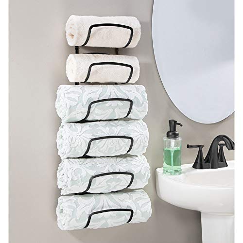 1 mDesign+Modern+Decorative+Bathroom+Organizer