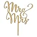 MagiDeal Mr&Mrs Wooden Cake Toppers Wedding Party Cake Decorating